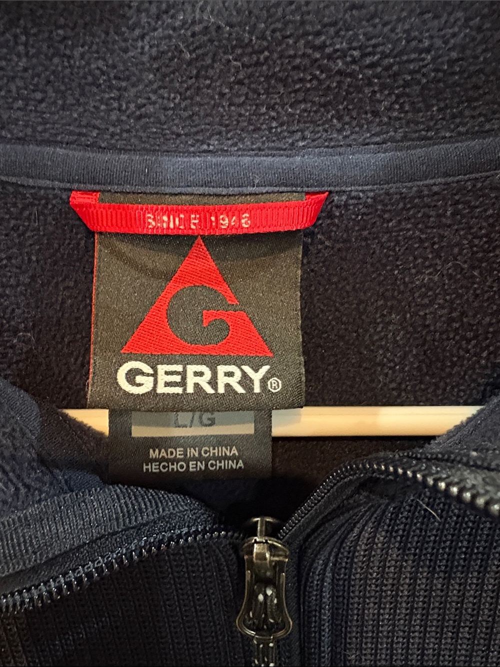 G-Star Navy Ribbed Full-Zip Performance Jacket - Picture 2 of 3